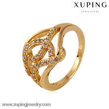 K11523 China al por mayor Xuping Fashion Elegant 1Gold-Plated Woman Ring